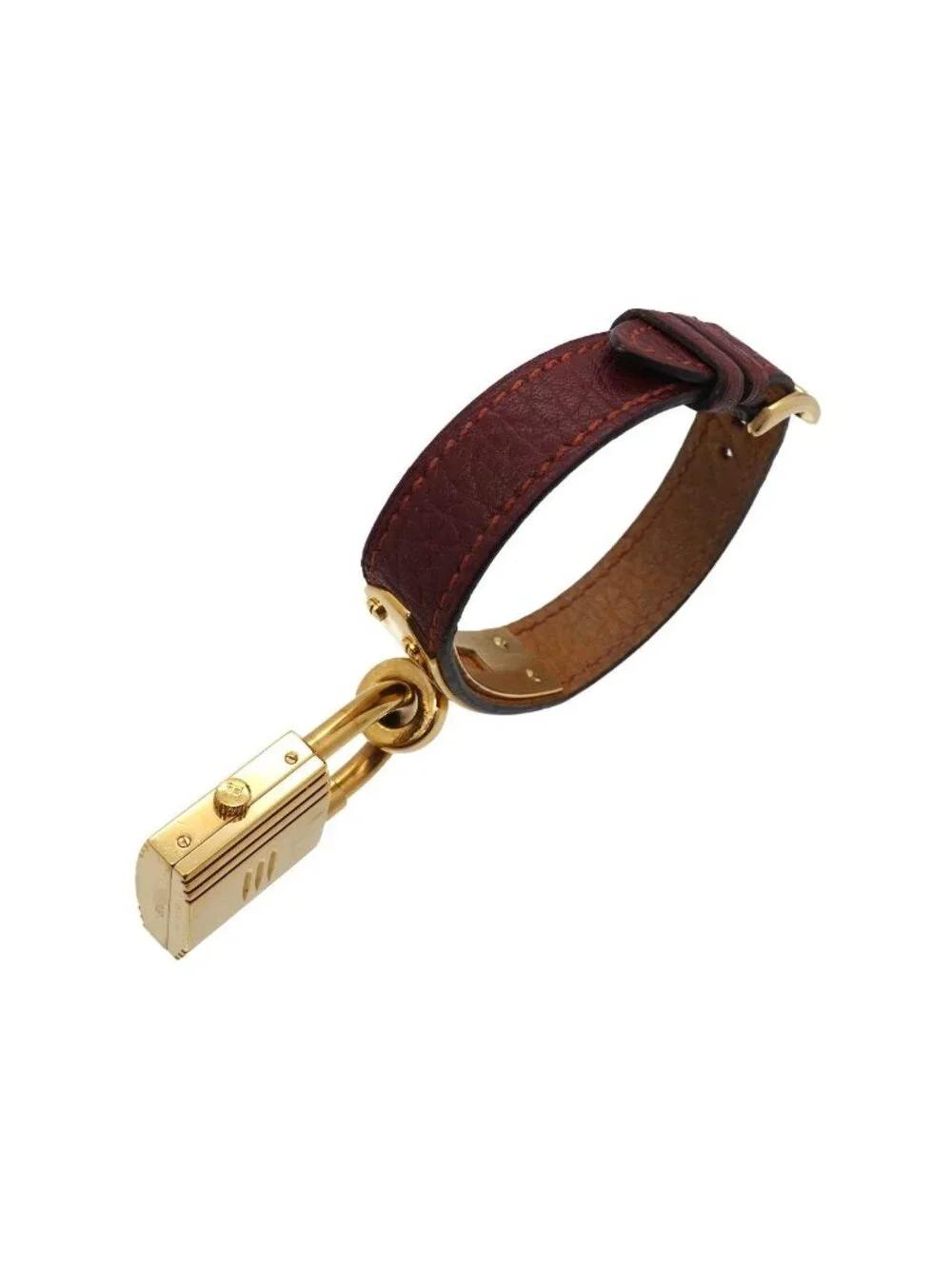 Hermes Kelly Watch Vintage Bordeaux Quartz